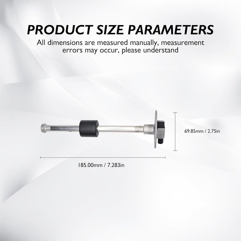 OXCANO Marine Fuel Sending Unit 0-190 ohms 6"(150mm) for Boat Fuel Tank Sender Stainless Steel Fuel Lever Sending Units Water Fuel Gauge Sender for Car Truck Vehicle - Image 2